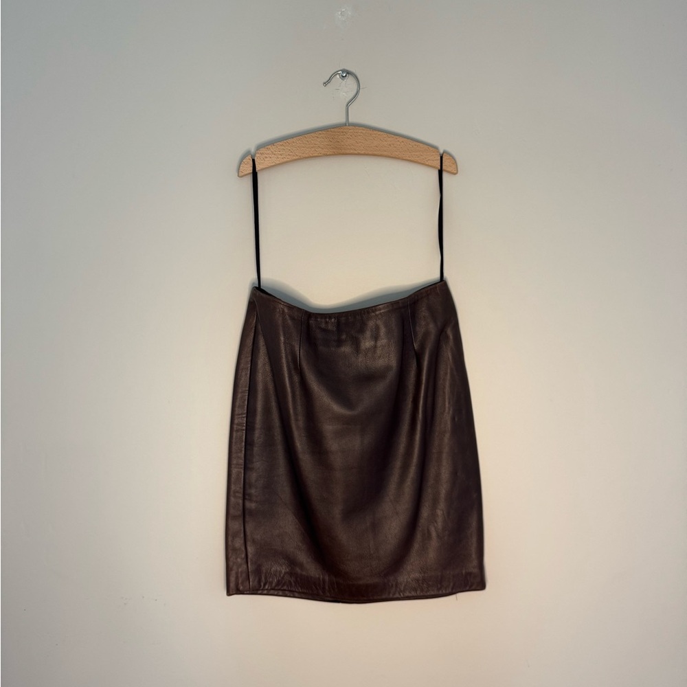 Dkny Brown Mini Pencil Skirt for Cocktail Night Out